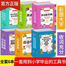 【原版闪电发货】【图书】6册小学生字典套装