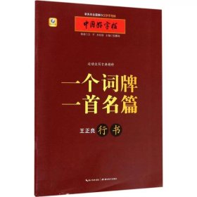 【原版闪电发货】一个词牌一首名篇 书法篆刻张鹏涛 小学生青少年成人铅笔钢笔行书字帖硬笔入门偏旁部首练习描摹字帖写手好字书法