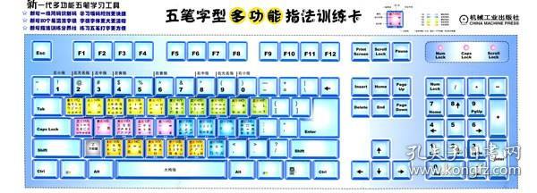 五笔字型多功能指法训练卡