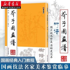 【原版闪电发货】芥子园画谱 树谱 临摹技法国画入门启蒙 白话文图解高清康熙原版 山水梅兰竹菊人物中国艺术绘画教程白描工笔收藏鉴赏图书籍