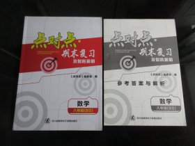 正版图书《点对点 期末复习及智胜暑假 数学 八年级（BS）+参考答案与分析》