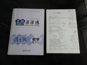 正版图书《名校课课练 成都专版 数学九年级（上册）+检测题》