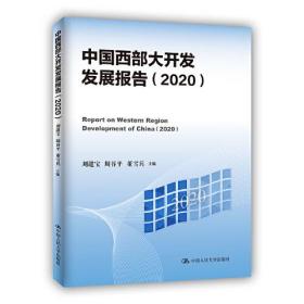 正版书 中国西部大开发发展报告（2020）