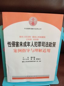 司法解释理解与适用丛书：性侵害未成年人犯罪司法政策案例指导与理解适用