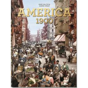 【XL加大版】America 1900 美国1900年摄影书 精装英文原版北美历史