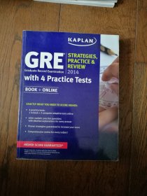 GRE STRATEGIES, PRACTICE & REVIEW 2014（英文原版。大16开。书内有铅笔字迹和划线。2013）