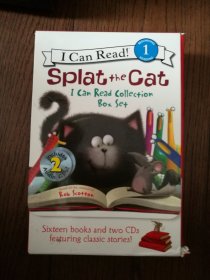 Splat the Cat（英文原版。32开。盒装16册，附光盘两张。其中3册内有标注字迹，其它干净。外盒边角有破损。2013）