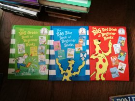 The BIG Red Book of Beginner Books、The BIG Blue Book of Beginner Books、The BIG Green Book of Beginner Books（英文原版。入门书籍中的大红、兰、绿皮书。16开。三册合售。1995）