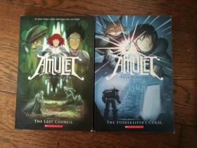 AMULET2、4（英文原版，护身符。两册合售）