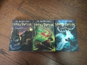 HARRY POTTER 1、2、3（英文原版。哈利 · 波特 1、2、3。三册合售。第一册受潮，书页不够平整。32开。2014）
