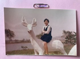 骑石鹿的女孩 多单合并运费满百包邮只发快递 彩色老照片非黑白老照片 全网同售 不定期下架 加购请及时付款 欢迎选购 250209PSD