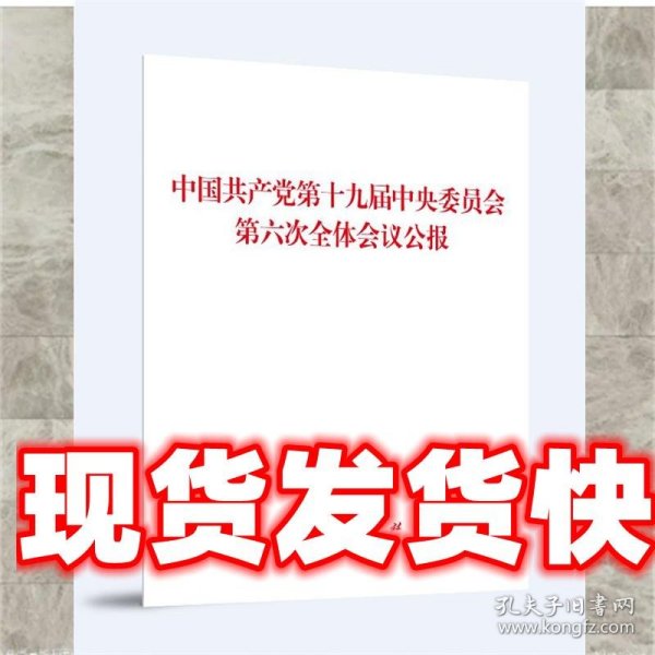 中国共产党第十九届中央委员会第六次全体会议公报（2021年六中全会公报）