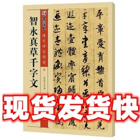 墨点字帖·传世碑帖精选：智永真草千字文（毛笔草书书法字帖）