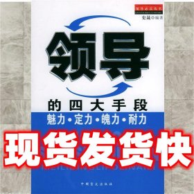 领导的四大手段:魅力·定力·魄力·耐力  史晟 编著 中国盲文出