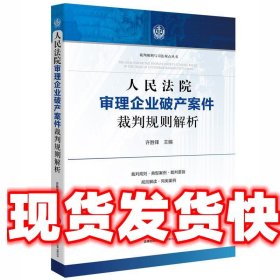 人民法院审理企业破产案件裁判规则解析