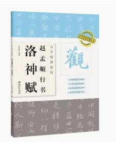 赵孟頫行书洛神赋 百字精讲精练 赵孟頫行书楷书毛笔书法字帖 原碑原帖单字放大技法解析集字创作 书法字帖入门临摹教程 江西美术