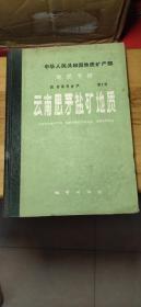 地质专报 四 矿床与矿产 第1号 云南思茅盐矿地质