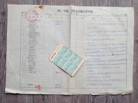 1963年第 季度月份执行计划表   第一招待所