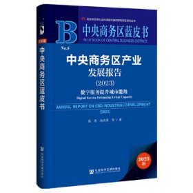 中央商务区蓝皮书：中央商务区产业发展报告（2023）数字服务提升城市能级