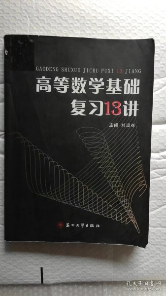 【正版现货】高等数学基础复习13讲