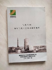 气化车间 加压气化工艺技术操作规程