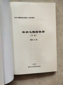 社会心理指导师：中级