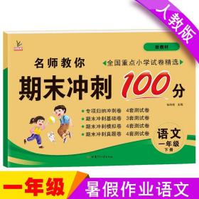 一年级下册语文人教部编版期末总复习模拟试卷期末冲刺100分