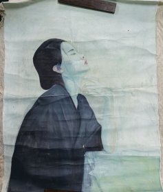 美院著名画家人物油画作品一幅（020保真）