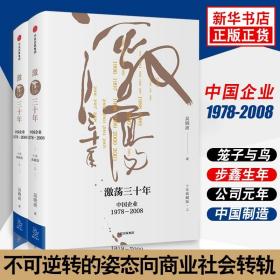 吴晓波企业史 激荡三十年：中国企业1978—2008（十年典藏版）（套装共2册）