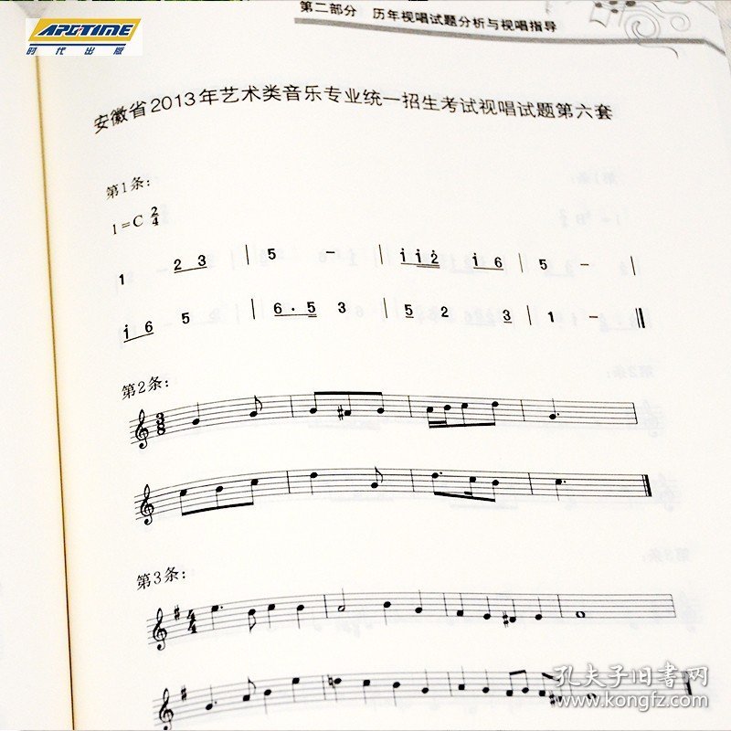 【原版闪电发货】安徽省音乐考试 2023年版乐理 视唱 练耳真题解析与应试指导 安徽省音乐类高考辅导丛书乐理书 专题训练十年真题乐理知识基础教材