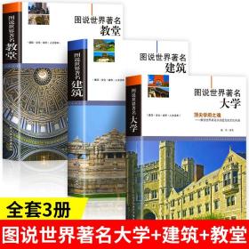 【闪电发货】3册图说世界著名教堂建筑大学全球有代表性的各式经典伟大的建筑教堂建筑的概况结构特点特色和功能揭秘中外名建筑书籍