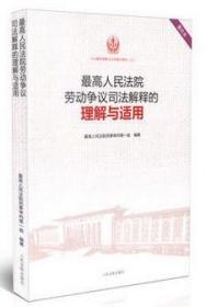 最高人民法院劳动争议司法解释的理解与适用（重印本）