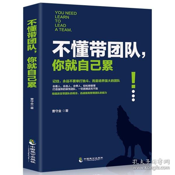 【闪电发货】不懂带团队你就自己累 企业管理书籍成功励志销售技巧书籍说话人力资源行政员工培训心理学畅销书管理方面的书籍团队应该这样带