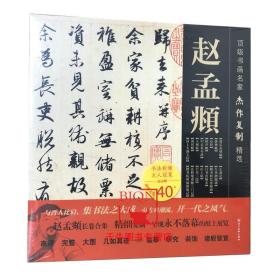 【原版】书画名家杰作复制精选赵孟頫书法集前后赤壁赋洛神赋高上大洞玉经秋声赋心经归去来兮辞闲居赋临摹练字临习字帖碑帖 四川美术