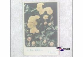 菊花——彩色小画片（缺失01张 早期贺卡及明信片） 
【1957年一版02印  上海人民美术出版社 私藏精装存11张整售】