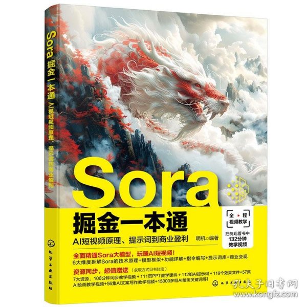 Sora掘金一本通：AI短视频原理、提示词到商业盈利