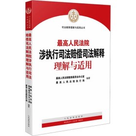 最高人民法院涉执行司法赔偿司法解释理解与适用