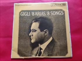 黑胶木唱片：GIGLI/8 ARIAS/8 SONGS