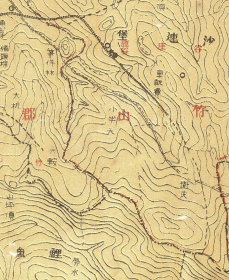 古地图1920 台湾-台中州管内图。纸本大小111*139.83厘米。宣纸艺术微喷复制。430元包邮