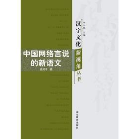 正版现货 中国网络言说的新语文 汉字文化新视角丛书