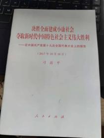 决胜全面建成小康社会夺取新时代中国特色社会主义伟大胜利—在中国共产党第十九次全国代表大会上的报告