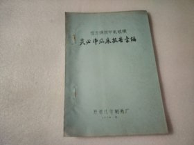 复方磺胺甲氧吡嗪炎必净临床报告汇编【油印本】