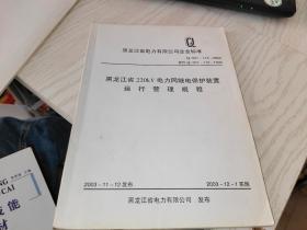 黑龙江省220KV电力网继电保护装置运行管理规程   Q/001-113-2003