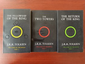 The Lord of the Rings :The Fellowship of the Ring, The Two Towers, The Return of the King魔戒三部曲英文原版平装