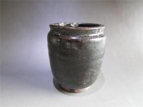 唐 建窑黑釉罐