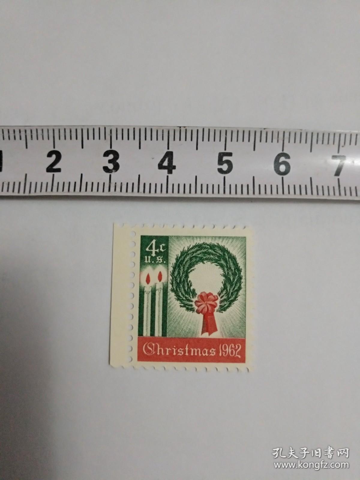 美国邮票：4C圣诞节