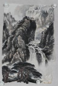 佚名 国画作品《山水图》一幅（纸本软片，画心约2.6平尺）HXTX235013