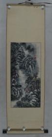 广西南宁书法家 刘东成 1996年作 国画作品《千山石景图》一幅（纸本立轴，画心约2.1平尺，钤印：刘东成印）HXTX329833