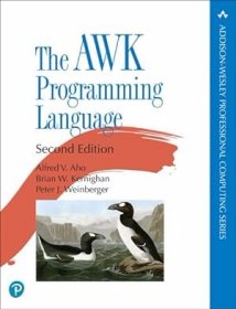 Awk Programming Language Aho,ISBN 10: 0138269726ISBN 13: