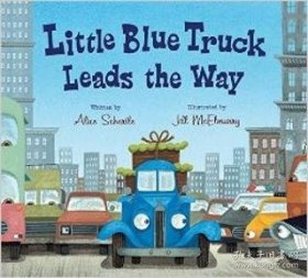 Little Blue Truck Leads the Way board book